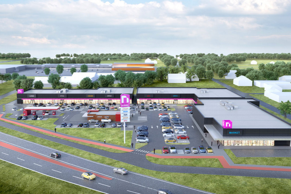Tak będzie prezentował się N-Park w Sochaczewie, mat.pras. Napollo planuje nowe N-Parki. Wśród lokalizacji, m.in. Piotrków Trybunalski i Sochaczew