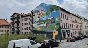 Dan Cake z oczyszczającym powietrze muralem w Chorzowie