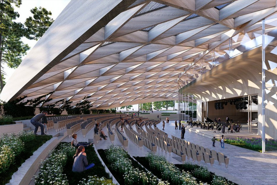 Cavatina Concert Hall na Bainbridge Island – nowa koncepcja Cavatiny i architektów z biura Epstein, mat.pras. Nowa koncepcja Cavatiny i architektów z biura Epstein