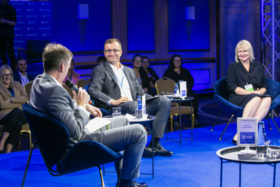 Sesja inauguracyjna Property Forum „Covidowy bilans strat i zysków. Obraz polskiego rynku nieruchomości komercyjnych”. Fot. PTWP. Magazyny rosną w siłę. Coraz więcej gigantów na horyzoncie