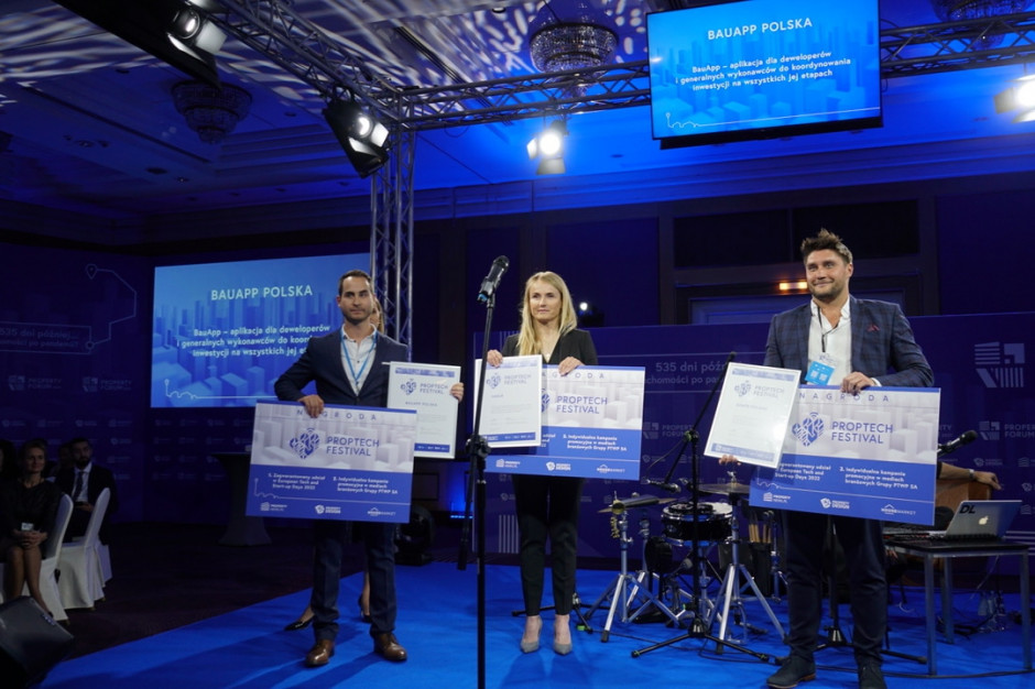 Aplikacja mobilna BauApp zwyciężyła konkurs PropTech Festival zorganizowany w ramach tegorocznej edycji Property Forum. mat.pras. Nieruchomości potrzebują digitalizacji. Aplikacja mobilna BauApp laureatem PropTech Festival 2021