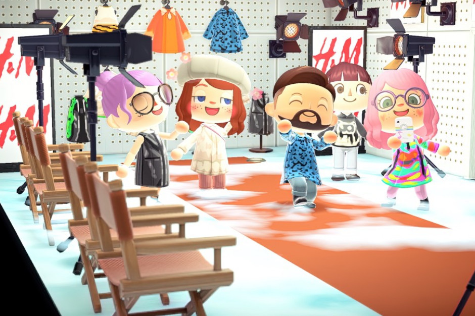 H&M zadebiutował na Looop Island w popularnej grze Nintendo „Animal Crossing: New Horizons” w kwietniu 2021 roku. Looop Island nosi nazwę maszyny do recyklingu odzieży H&M, która zajmuje się przerabianiem starych ubrań na nowe. Fot. hm.com H&M z wirtualną, wegańską kolekcją mody