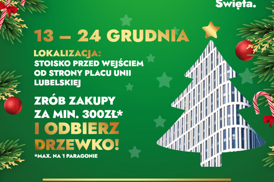Centrum handlowe Plac Unii z akcją rozdawania drzewek, Fot. mat. prasowe