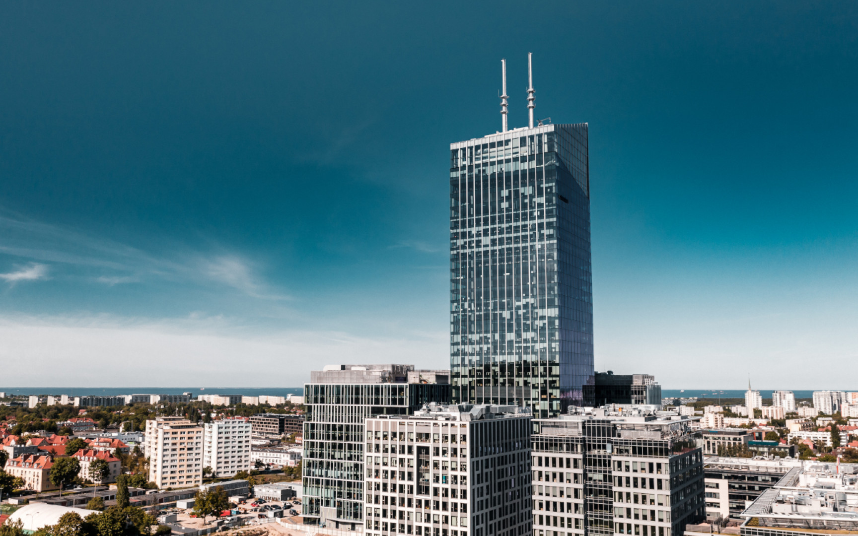 Olivia Star ma 180 metrów wysokości, co czyni z niej najwyższy obiekt Trójmiasta i lokuje w czołówce najwyższych budynków w Polsce, fot. mat. pras.