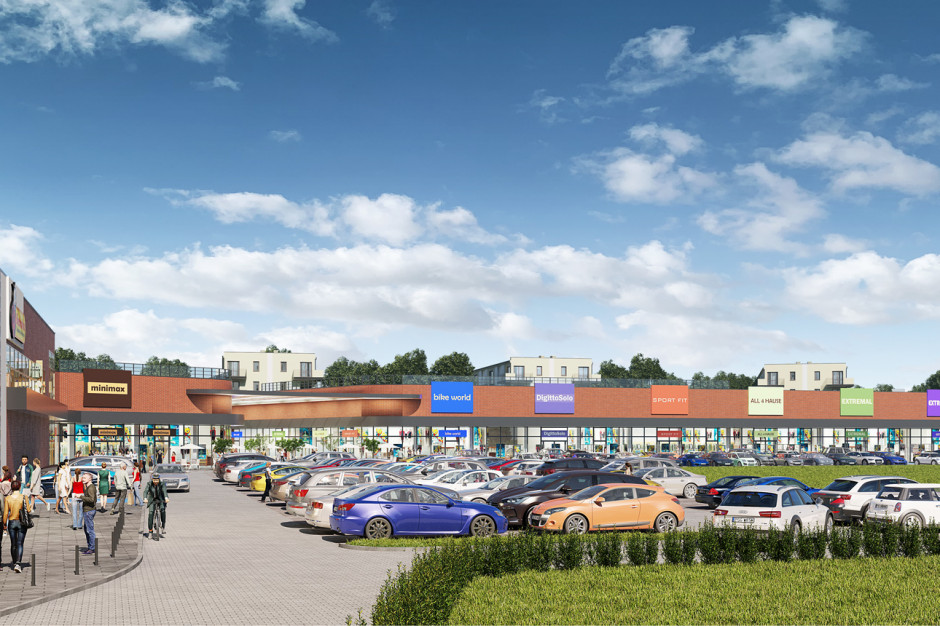 Galeria Maxim będzie miała parking na 250 miejsc. Fot. mat. pras.