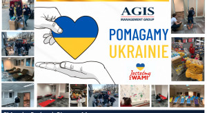 AGIS pomaga uchodźcom z Ukrainy w biurowcach Emparku