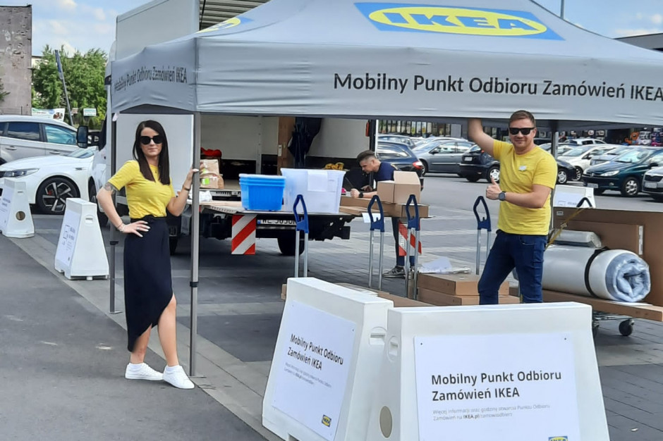 Mobilny Punkt Odbioru Zamówień IKEA w Zawierciu, mat.pras.
