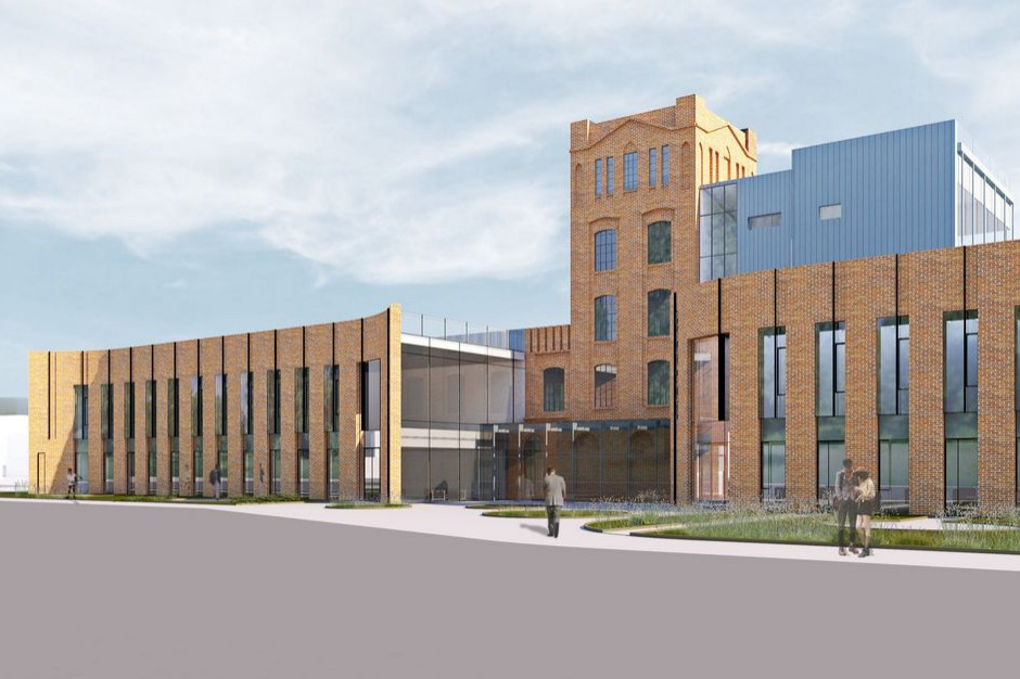 Biurowiec Re_connect ma być hubem rozwoju innowacji i biznesu, mat. Projekt Domagało Wnuk Architekci/UMŁ Nowy biurowiec w Łódzkiej SSE połączy dojrzały biznes ze startupami
