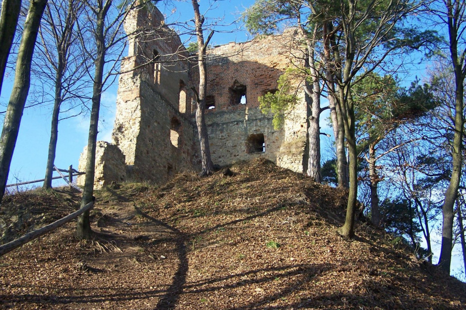 W Melsztynie trwają prace związane z odbudową średniowiecznego zamku. Fot. Wikipedia