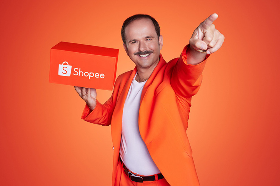 Sławomir ambasadorem Shopee. Fot. Shopee