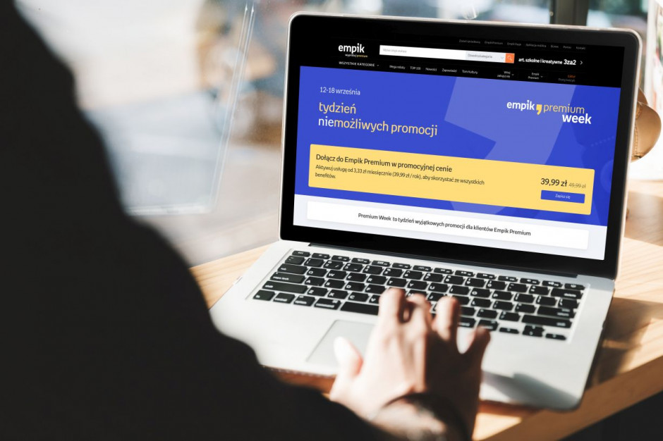 Mijają trzy lata, odkąd Empik uruchomił program subskrypcyjny Empik Premium z najszerszym na rynku pakietem korzyści. Fot. Mat. prasowe.