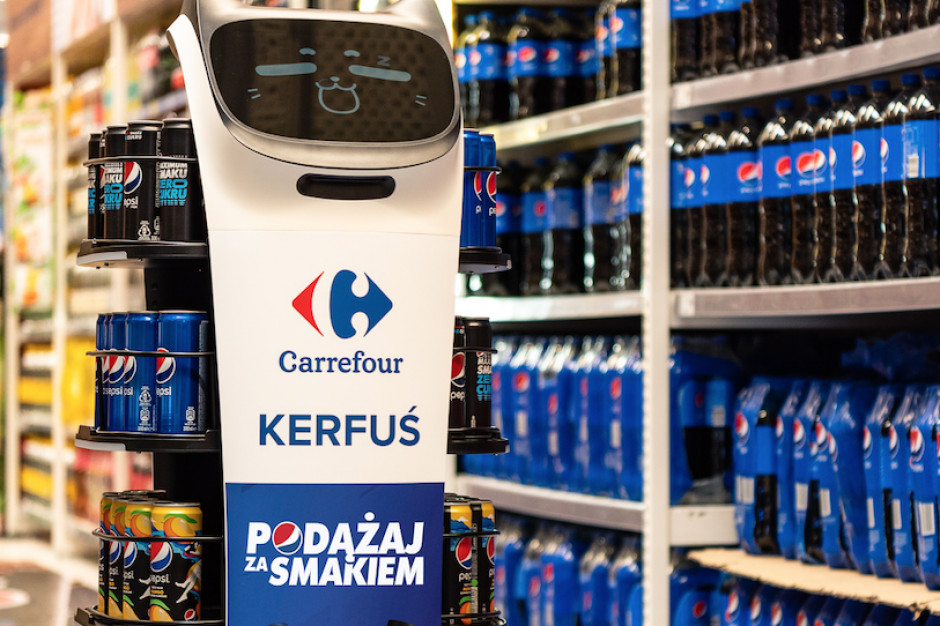 Pepsi i chipsy Lay’s sprzedawane przez interaktywne eRoboty. Fot. Mat. pras.