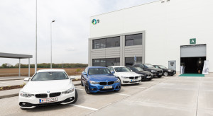 BMW rozpędza się w parku Prologis