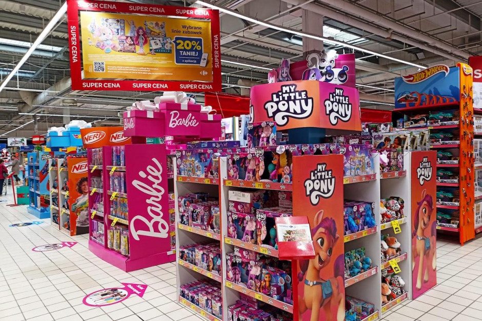 Carrefour stawia na zabawki - ponad 4000 artykułów w sklepach na Święta i specjalna akcja promocyjna, mat.pras.