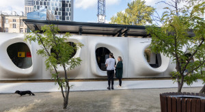 Wystawa dźwiękowa w galerii Art Walk na placu Europejskim