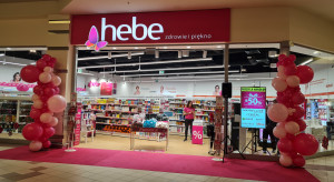 Hebe wśród najemców Centrum Handlowego Auchan Krasne