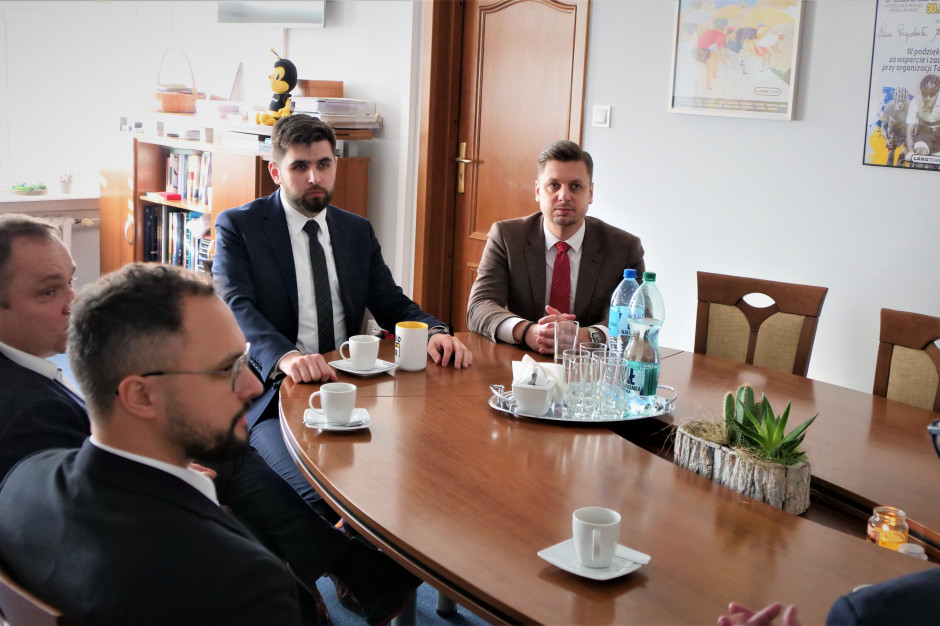 W Urzędzie Miasta w Chełmie odbyło się spotkanie z nowym inwestorem. Fot. Mat. pras.