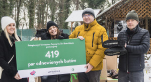 418 par odnowionych butów od Wroclavii dla potrzebujących