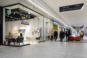 Coworking i bookcrossing w Focus Mall Zielona Góra