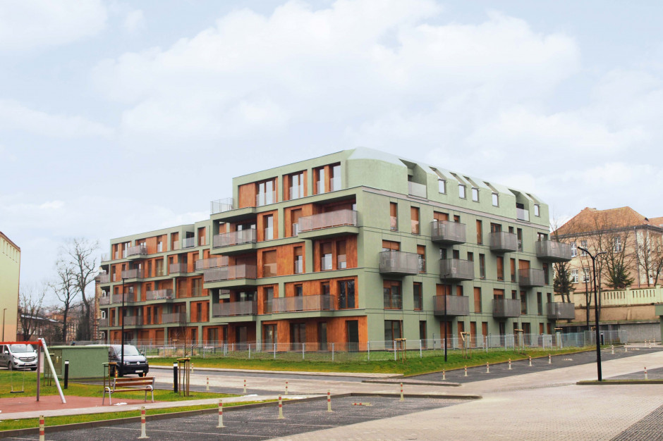 Między Mostami to projekt mieszkaniowy zlokalizowany w Kaliszu, projekt MODO Architektura.