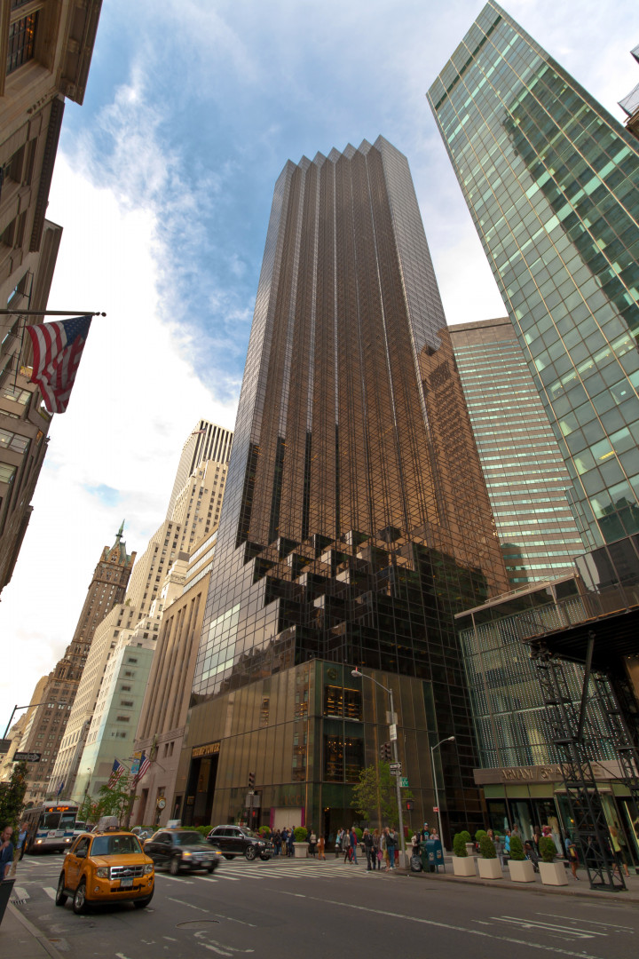 Trump Tower to najsłynniejszy budynek znajdujący się w portfolio The Trump Organization, będący jednocześnie jej siedzibą, fot. shutterstock