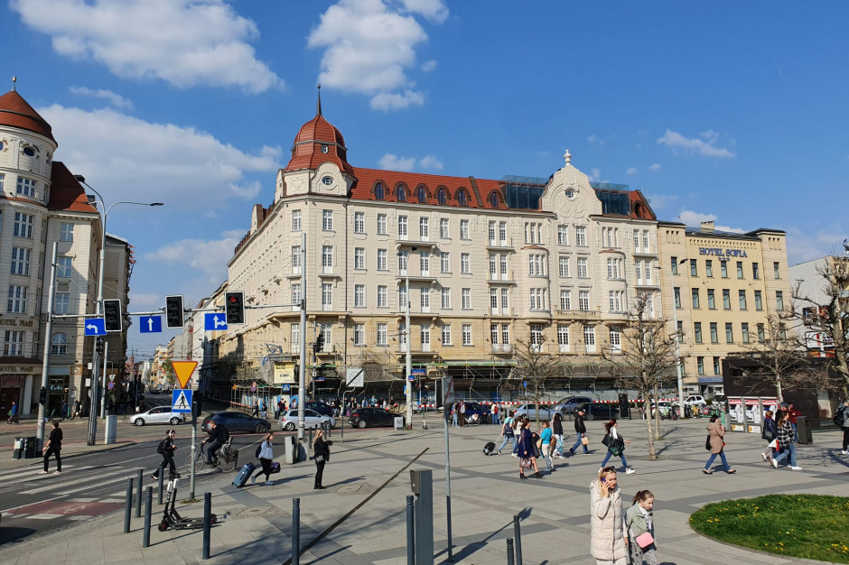 Hotel Grand we Wrocławiu odsłonił elewację, mat.pras.