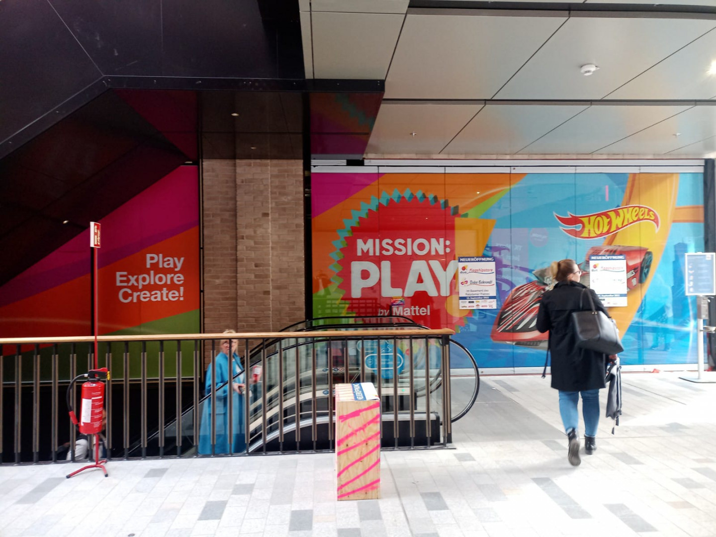 Nowy park rozrywki Mission:Play! by Mattel powstaje w znanej berlińskiej galerii handlowej Potsdamer Platz Arkaden, której część właśnie zmieniła nazwę na The Playce.Fot. Pracownia Finansowa.
