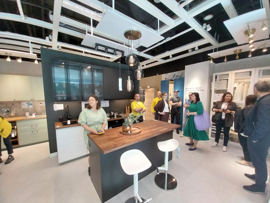 W dniu otwarcia studia IKEA. Fot. PropertyNews