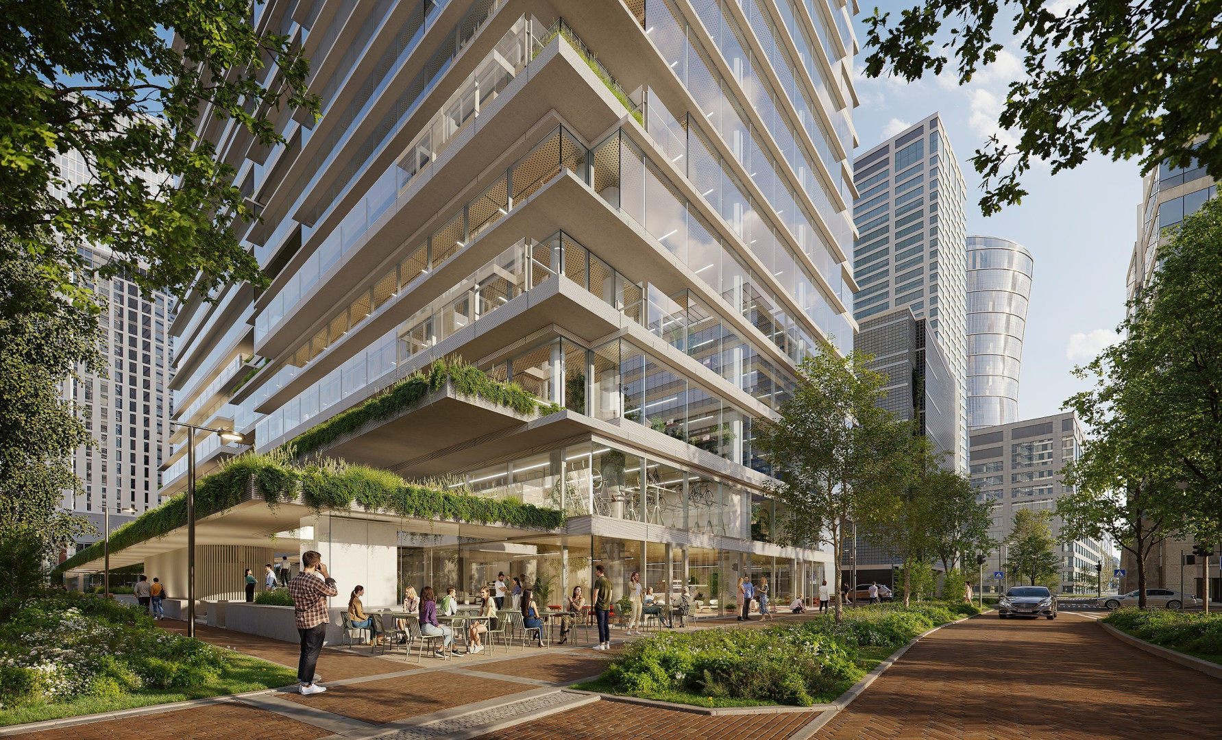 AFI Tower Towarowa22. Fot. Materiały prasowe / Echo Investment