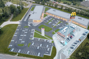 Nowy park handlowy powstaje na Mazurach. Biedronka będzie głównym najemcą