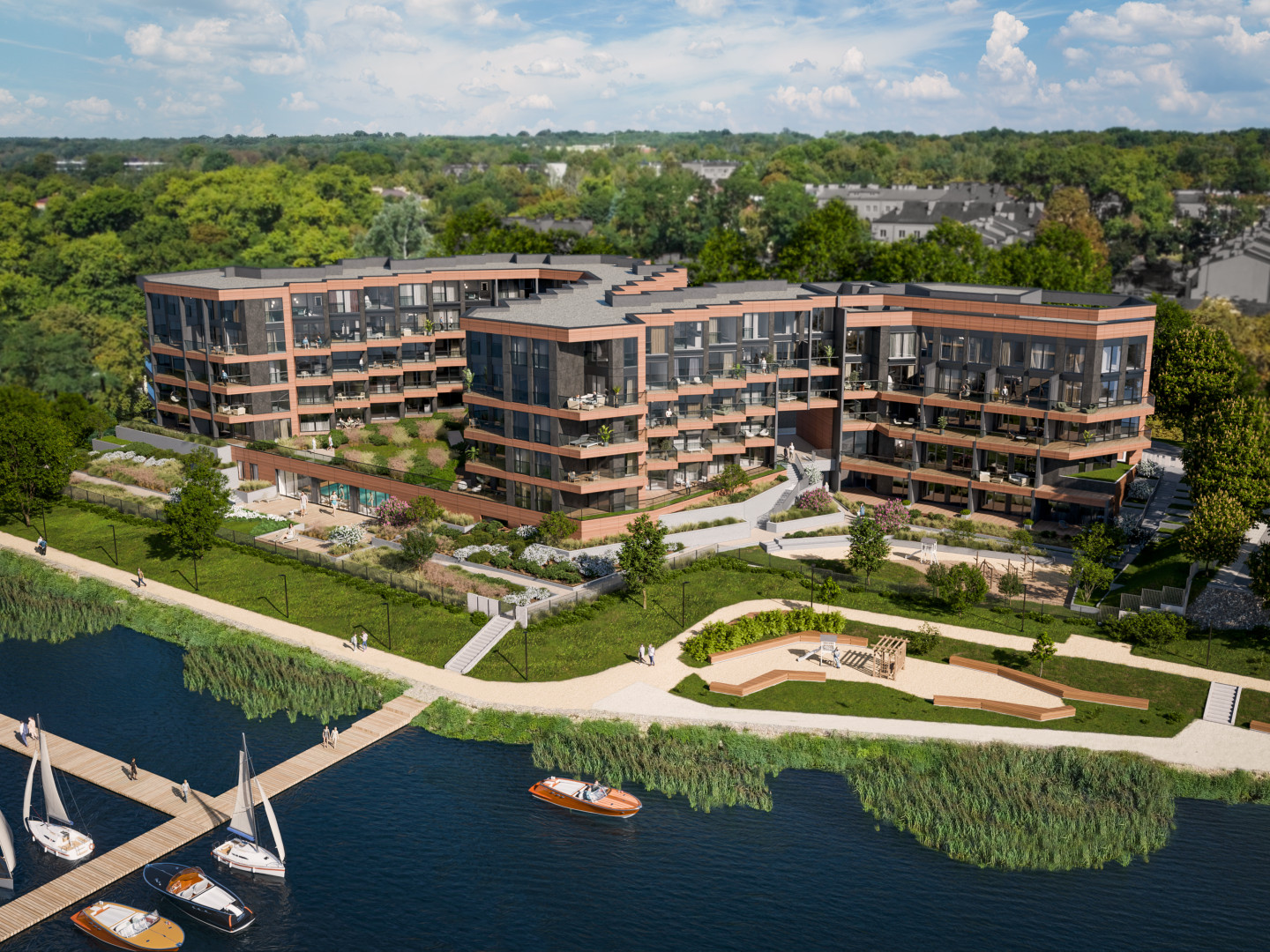 Budowa apartamentowca Portico Marina ruszy w sierpniu 2026 r. Fot. Mat. prasowe.