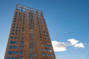 Najwyższy drewniany wieżowiec w Europie. We wnętrzu skrywa nie tylko hotel
