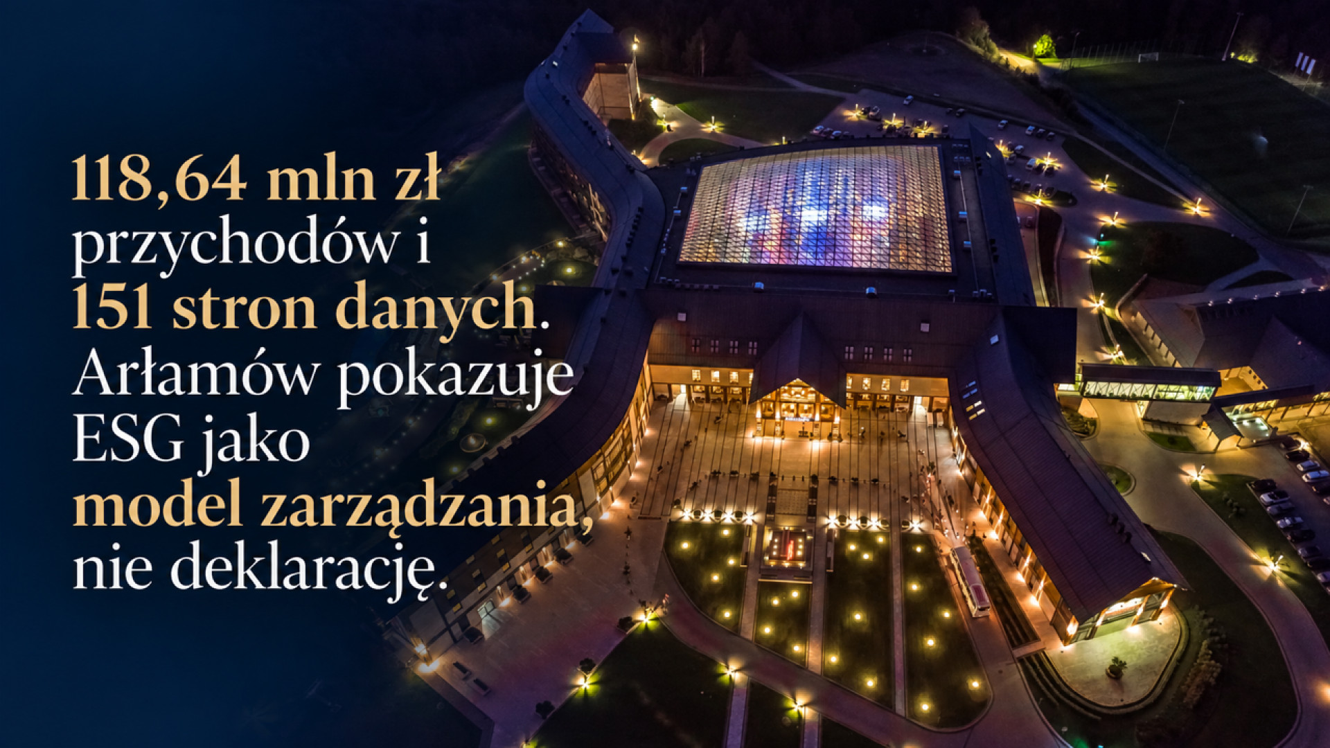 Raport ESG Hotel Arłamów S.A został również zakwalifikowany do jubileuszowej 20. edycji konkursu „Raporty Zrównoważonego Rozwoju” Forum Odpowiedzialnego Biznesu. Fot. Materiały prasowe / Arłamów